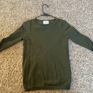 Olive Green Women’s 3/4 Sleeve Sweater size XS